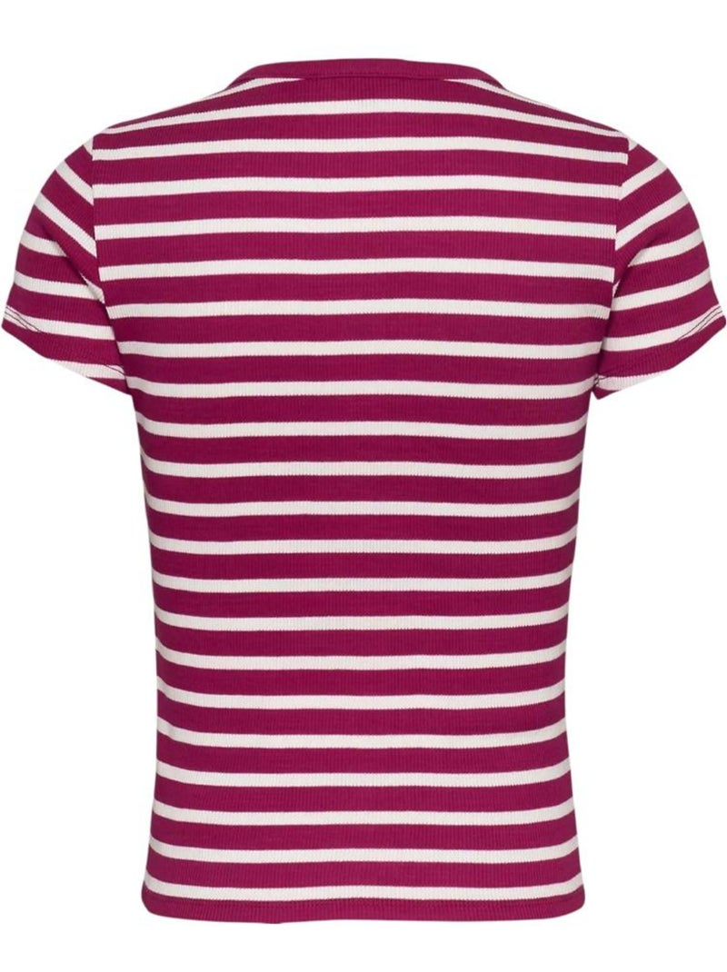 T-Shirt Femme Tommy Hilfiger Rose - Kiabi
