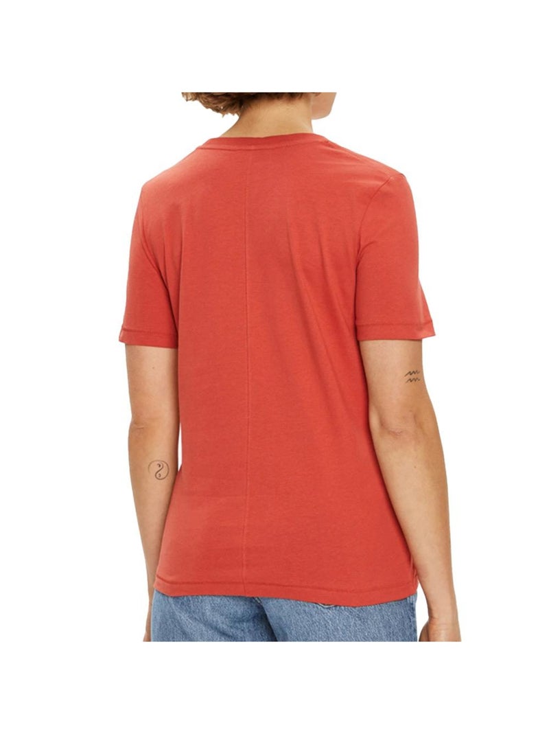 T-shirt Femme Tommy Hilfiger Rouge - Kiabi