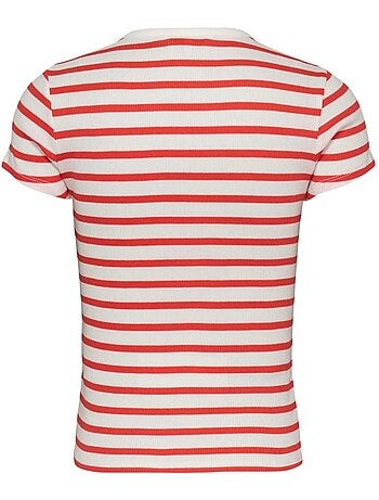 T-Shirt Femme Tommy Hilfiger Slim Button