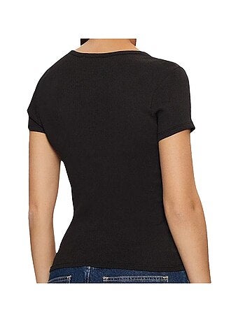 T-Shirt Femme Tommy Hilfiger Slim Button