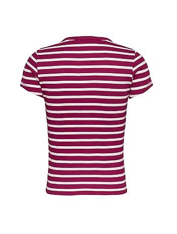 T-Shirt Femme Tommy Hilfiger Slim Button