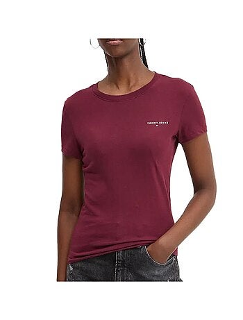 T-shirt Femme Tommy Hilfiger Slim Linear