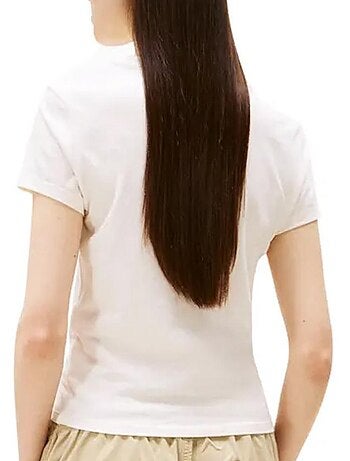 T-shirt Mauve Femme Tommy Hilfiger Slim Linear