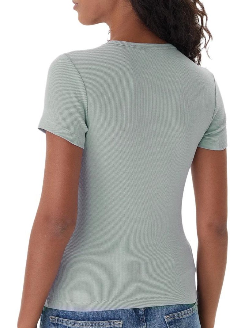 T-Shirt Femme Tommy Hilfiger Vert - Kiabi