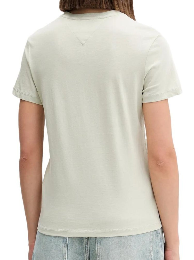 T-Shirt Femme Tommy Hilfiger Vert - Kiabi