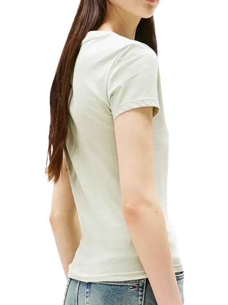 T-shirt Femme Tommy Hilfiger Vert - Kiabi