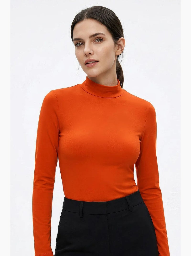 T-shirt femme tommy Orange - Kiabi