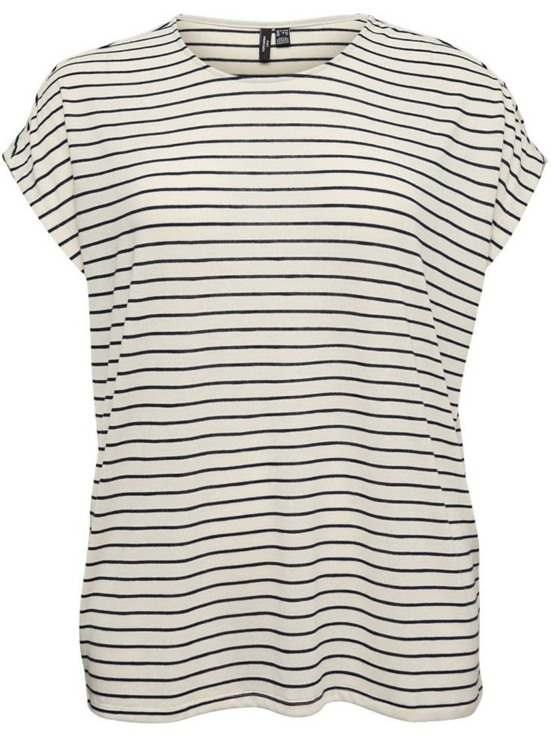 T-Shirt Femme Vero Moda Beige - Kiabi