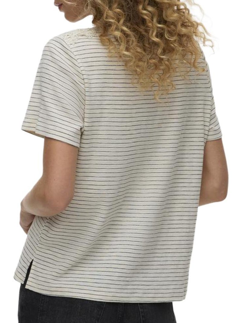 T-Shirt Femme Vero Moda Blanc - Kiabi
