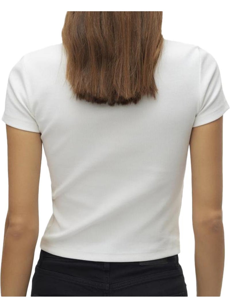 T-shirt Femme Vero Moda Blanc - Kiabi