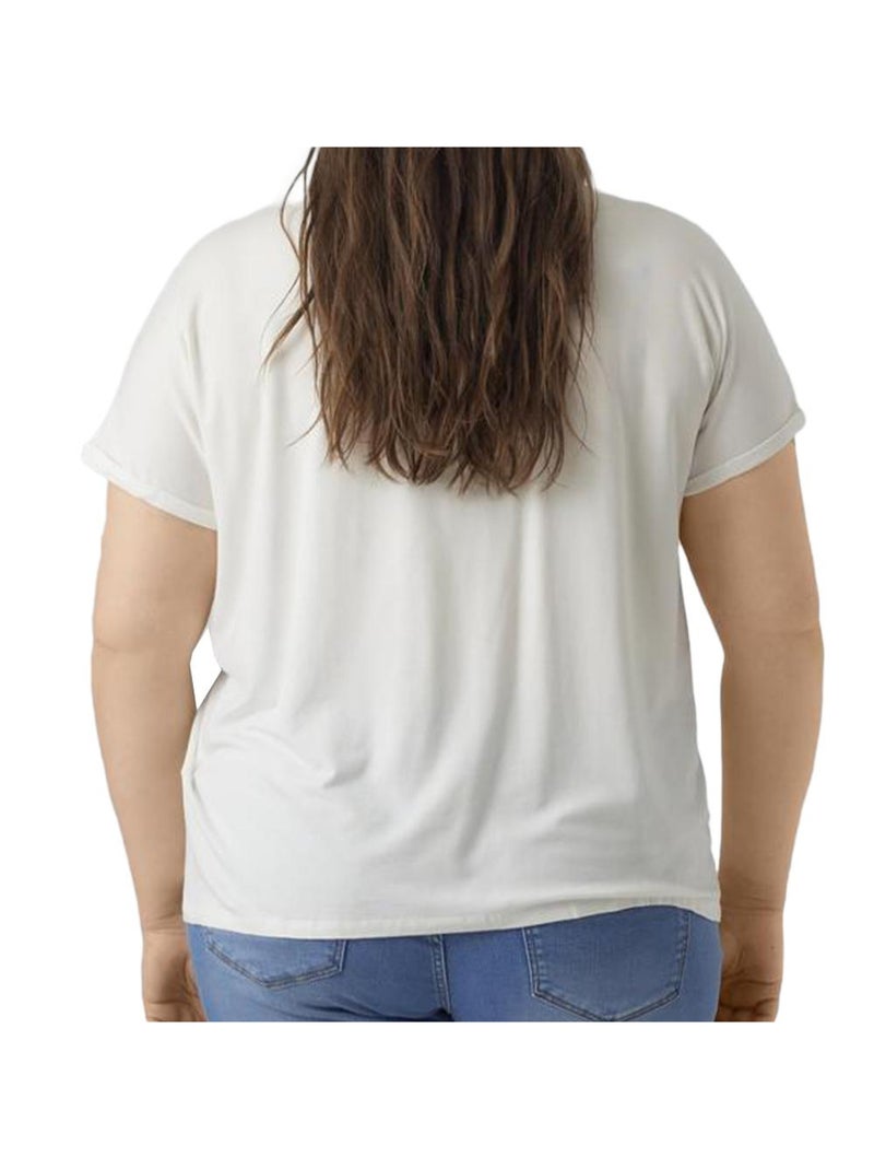 T-shirt Femme Vero Moda Blanc - Kiabi