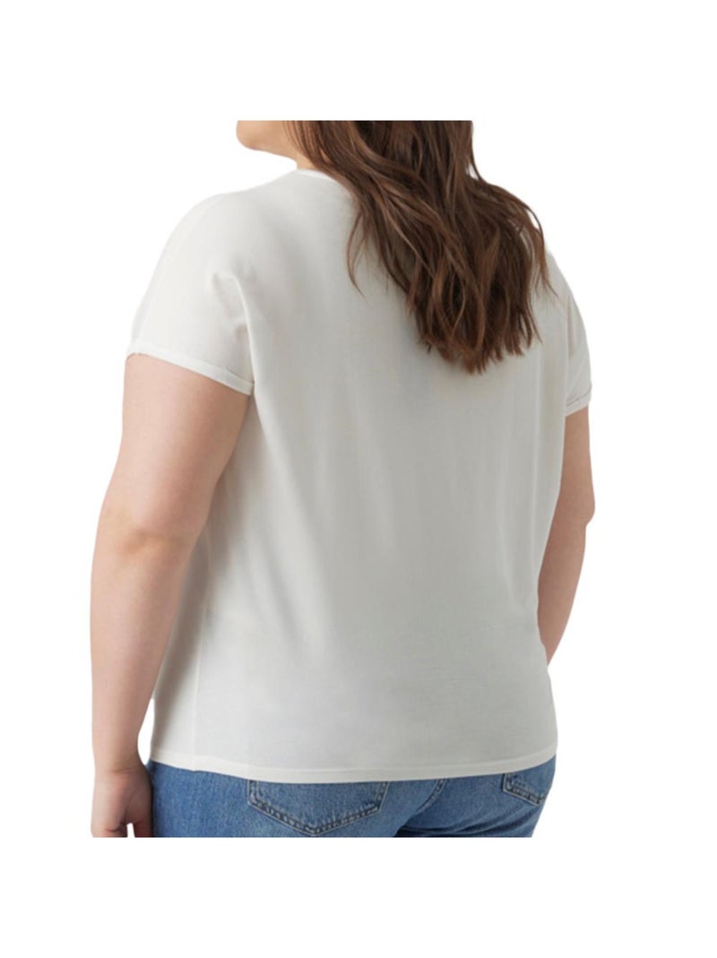 T-shirt Femme Vero Moda Blanc - Kiabi