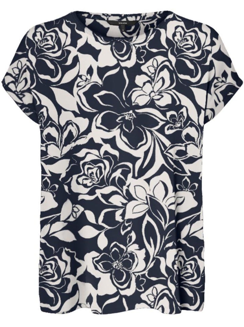 T-Shirt Femme Vero Moda Bleu marine - Kiabi