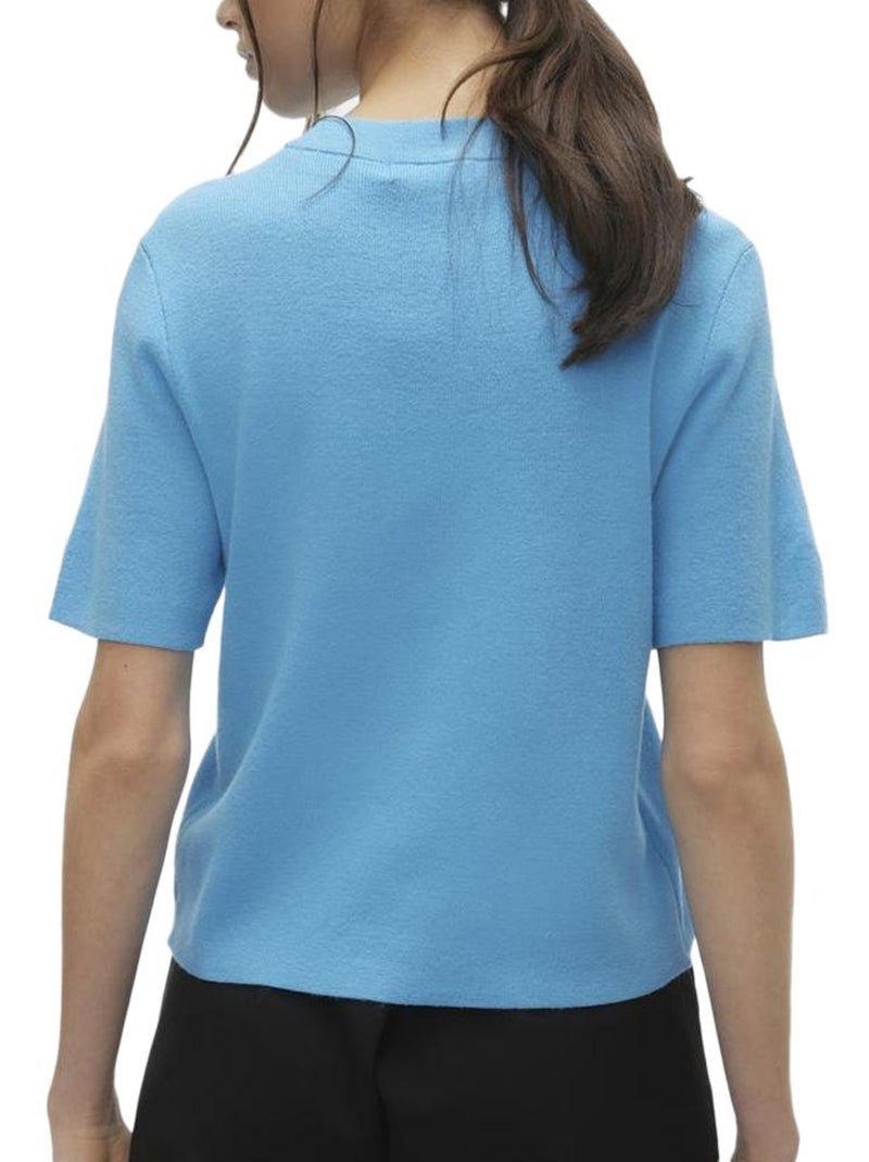 T-Shirt Femme Vero Moda Bleu - Kiabi