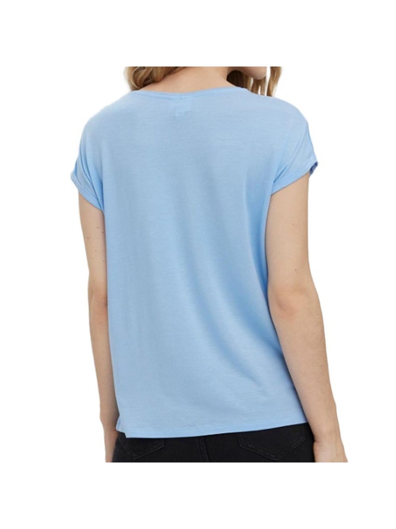 T-shirt Femme Vero Moda Bleu - Kiabi