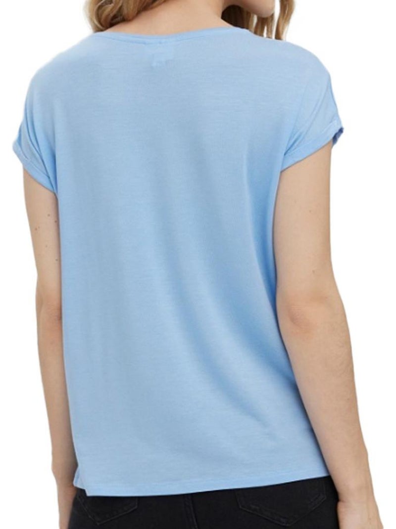 T-shirt Femme Vero Moda Bleu - Kiabi