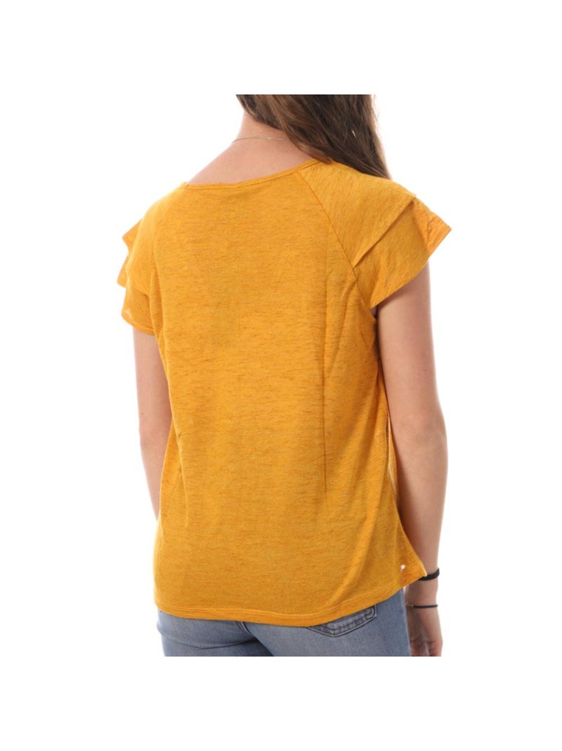 T-shirt Femme Vero Moda Jaune - Kiabi