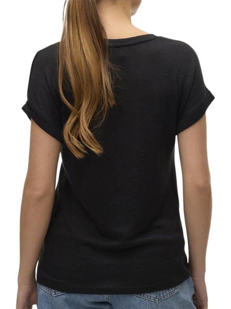 T-Shirt Femme Vero Moda Noir - Kiabi