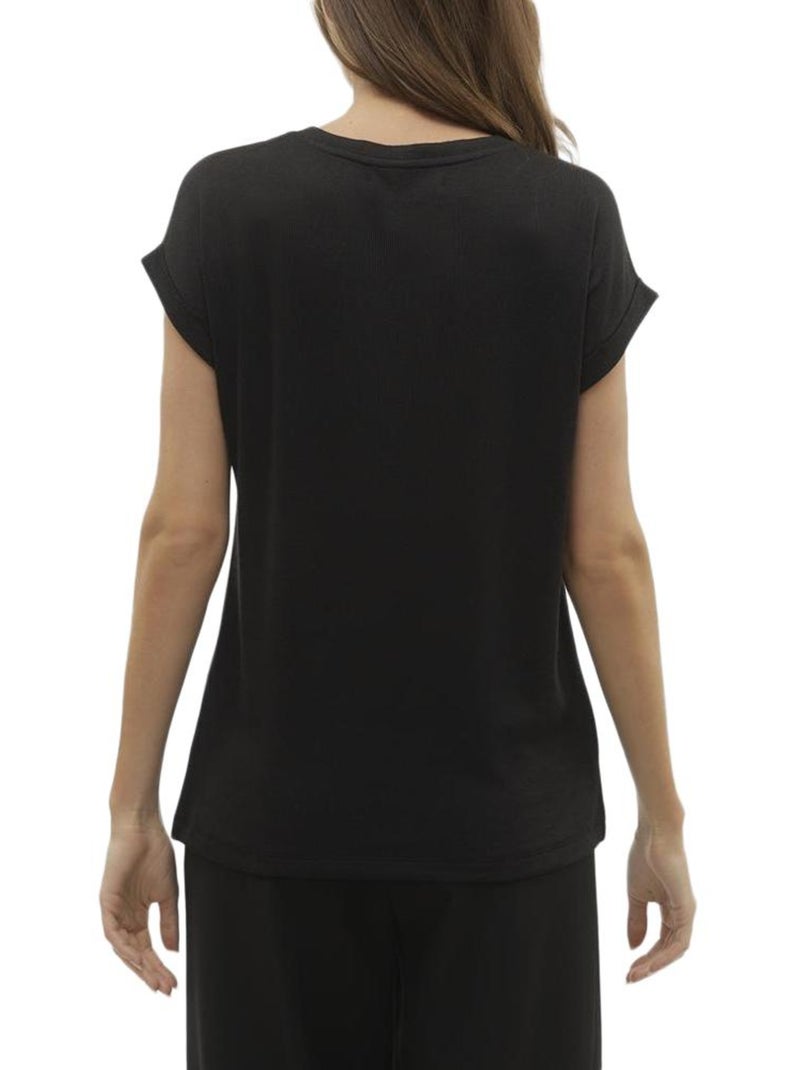 T-Shirt Femme Vero Moda Noir - Kiabi