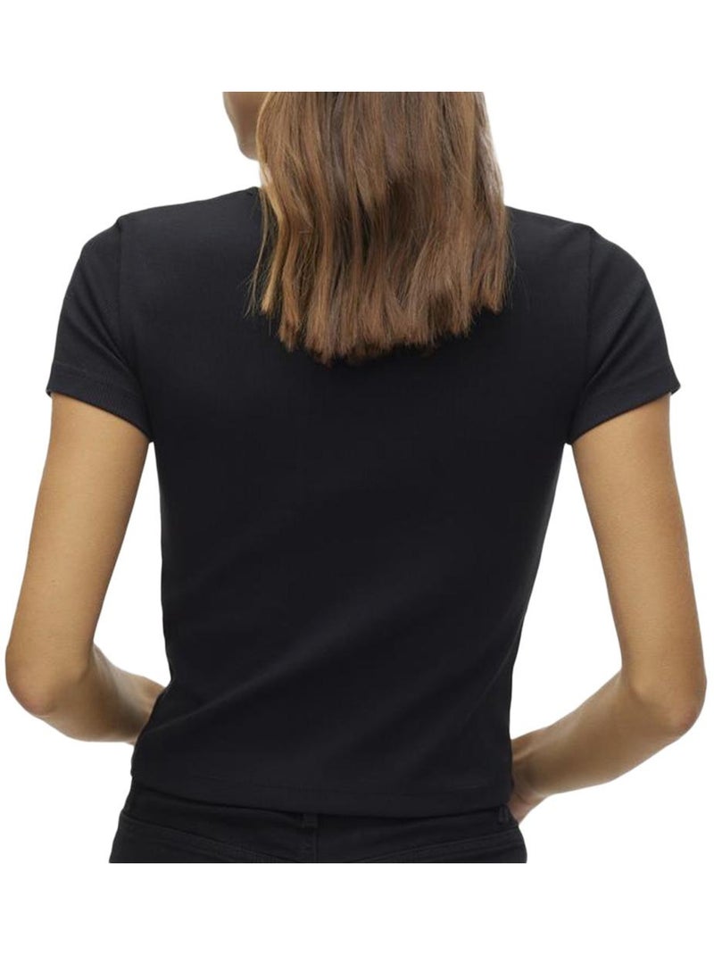 T-shirt Femme Vero Moda Noir - Kiabi