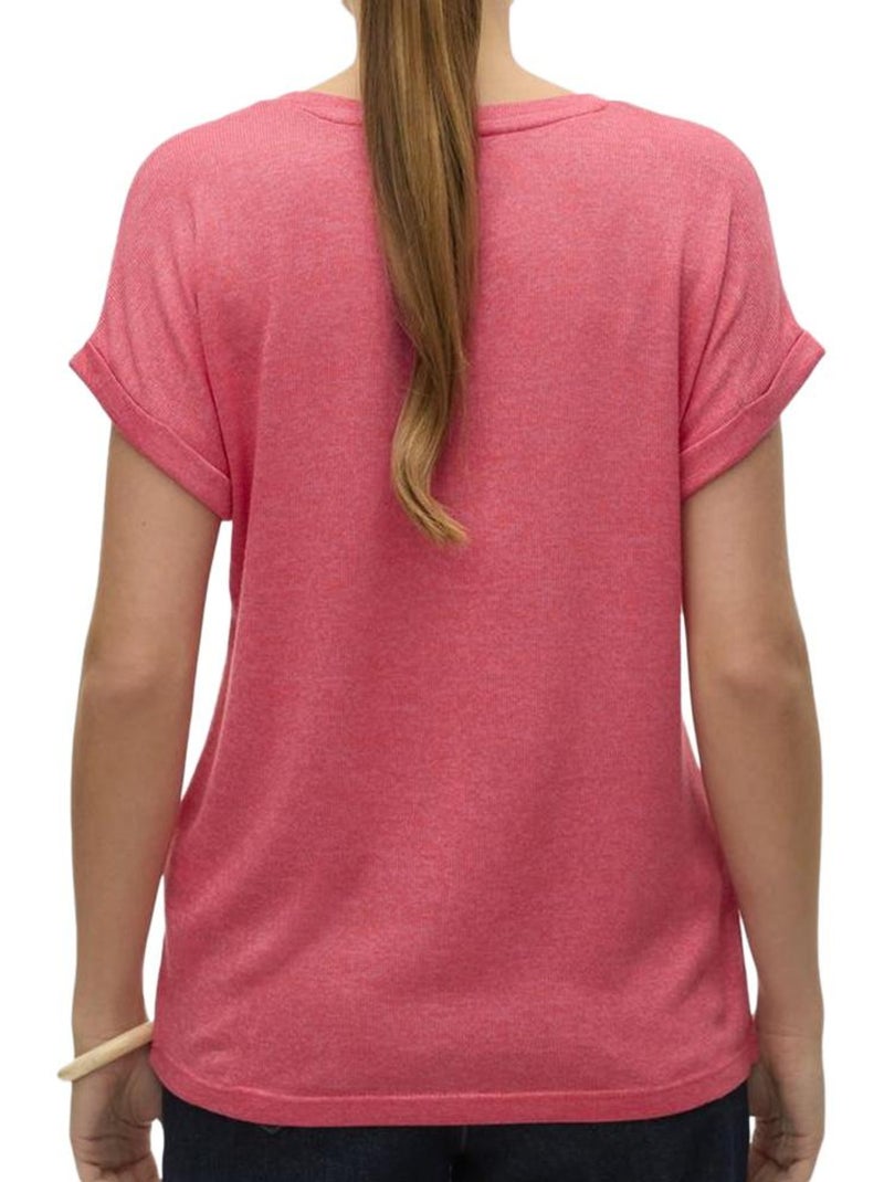 T-Shirt Femme Vero Moda Rose - Kiabi