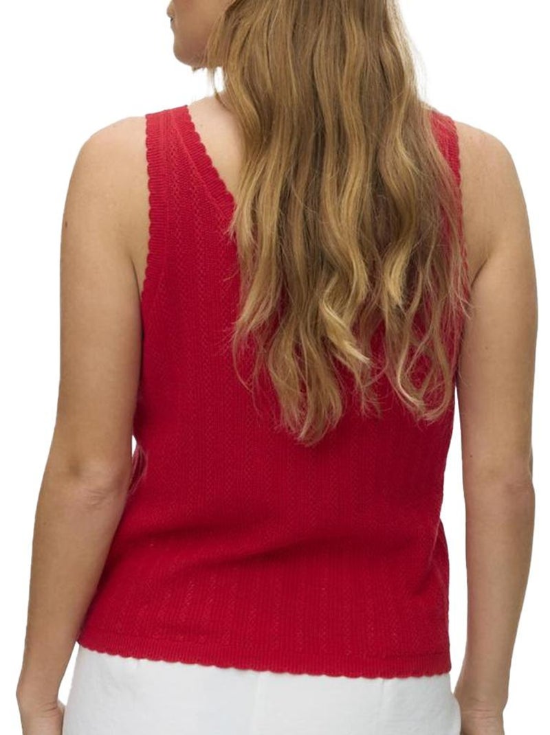 T-Shirt Femme Vero Moda Rouge - Kiabi