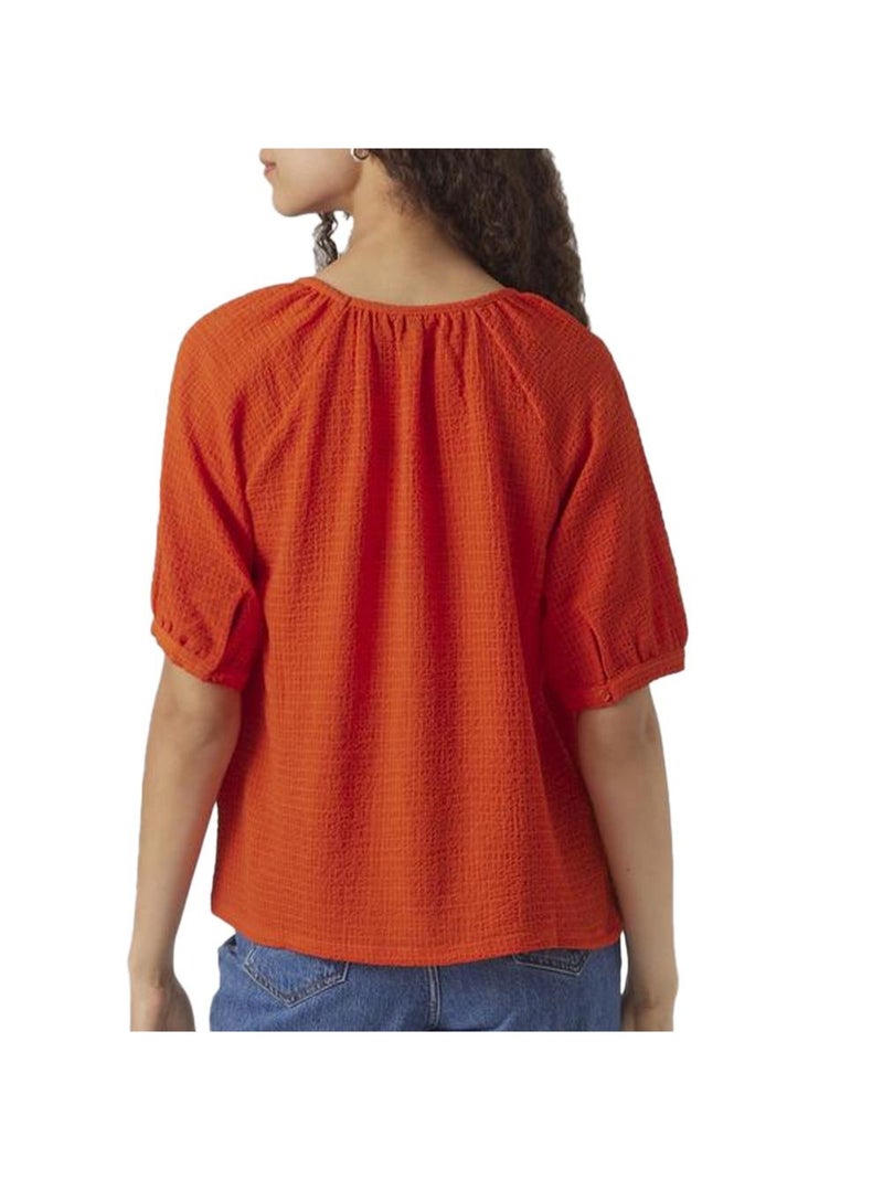 T-shirt Femme Vero Moda Rouge - Kiabi