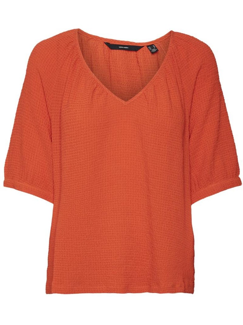 T-shirt Femme Vero Moda Rouge - Kiabi