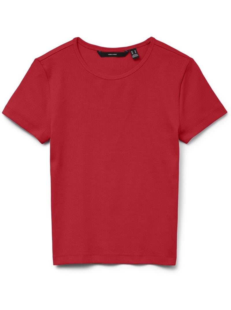 T-shirt Femme Vero Moda Rouge - Kiabi
