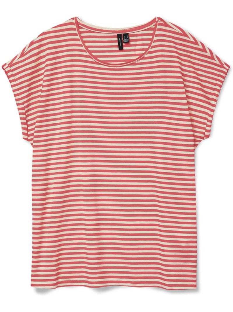 T-shirt Femme Vero Moda Rouge - Kiabi