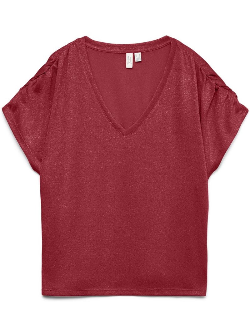 T-Shirt Femme Vero Moda Rouge - Kiabi