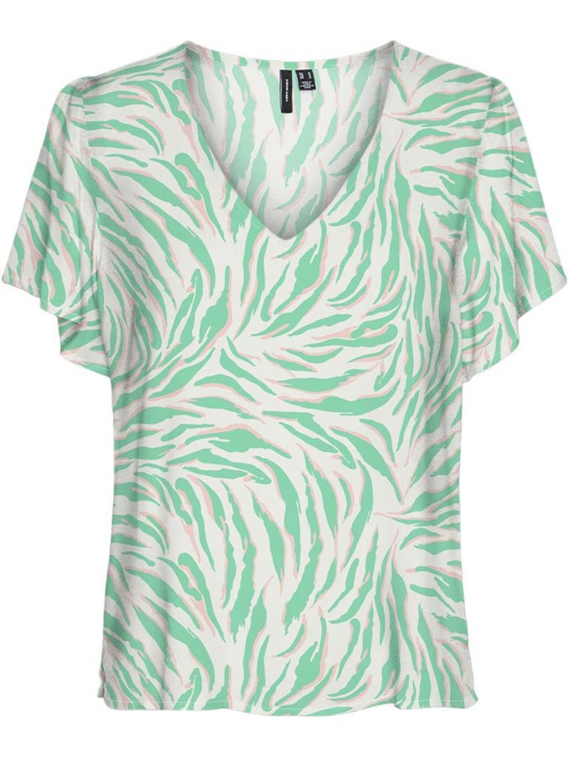 T-Shirt Femme Vero Moda Vert - Kiabi
