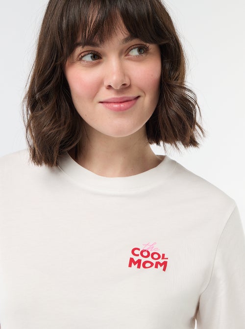 T-shirt 'fête des mères' manches courtes - Kiabi