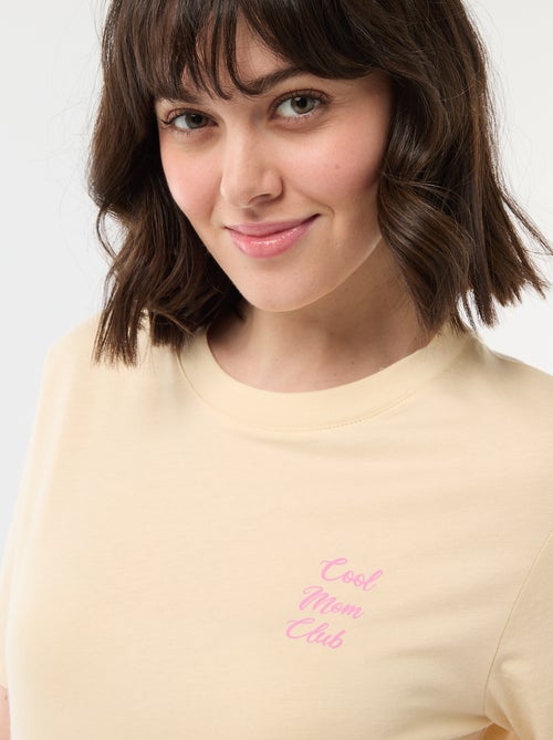 T-shirt 'fête des mères' manches courtes - Kiabi
