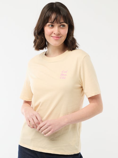 T-shirt 'fête des mères' manches courtes - Kiabi