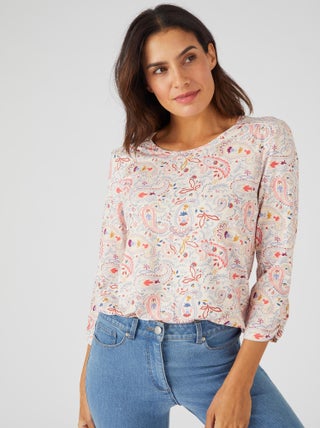 T-shirt fibres viscose* Lenzing(TM) EcoVero(TM) - Damart