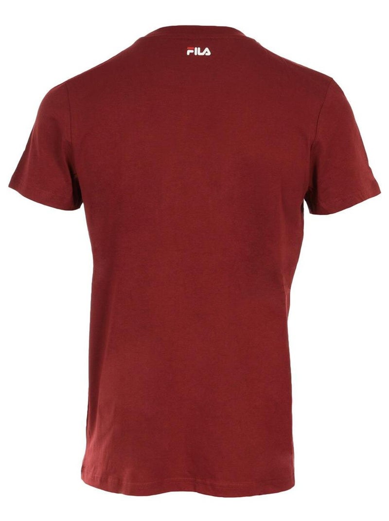 T-shirt Fila Evan 2.0 Tee SS Bordeaux - Kiabi