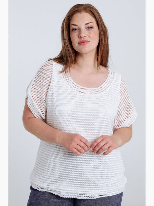 T-shirt filet uni PAPRIKA - Kiabi