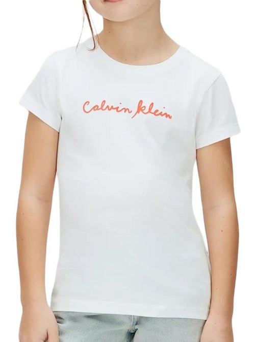 T-shirt fille calvin klein jeans - Kiabi T-shirt fille calvin klein jeans - Kiabi