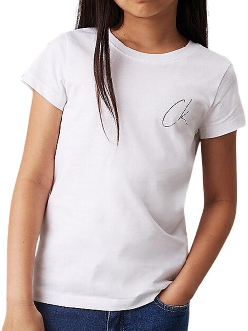 T-shirt Fille Calvin Klein Jeans - Kiabi