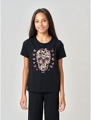 T-shirt fille en 100% coton 'deeluxe'