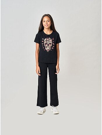 T-shirt fille en 100% coton 'deeluxe'