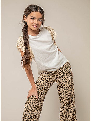 T-shirt fille en coton 'Deeluxe'