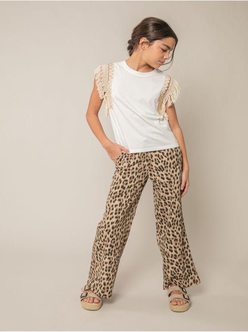 T-shirt fille en coton 'Deeluxe' - Kiabi