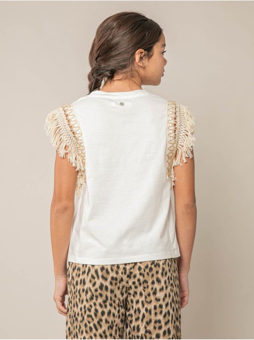 T-shirt fille en coton 'Deeluxe' - Kiabi