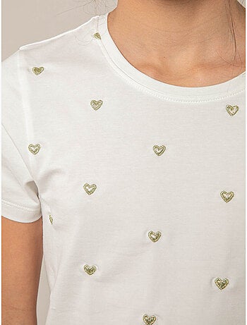 T-shirt fille en coton 'Deeluxe'