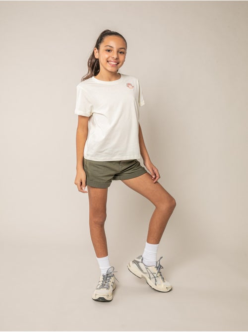 T-shirt fille en coton 'Deeluxe' - Kiabi