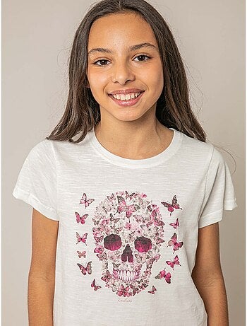 T-shirt fille en coton 'Deeluxe'