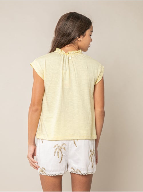 T-shirt fille en coton 'Deeluxe' - Kiabi