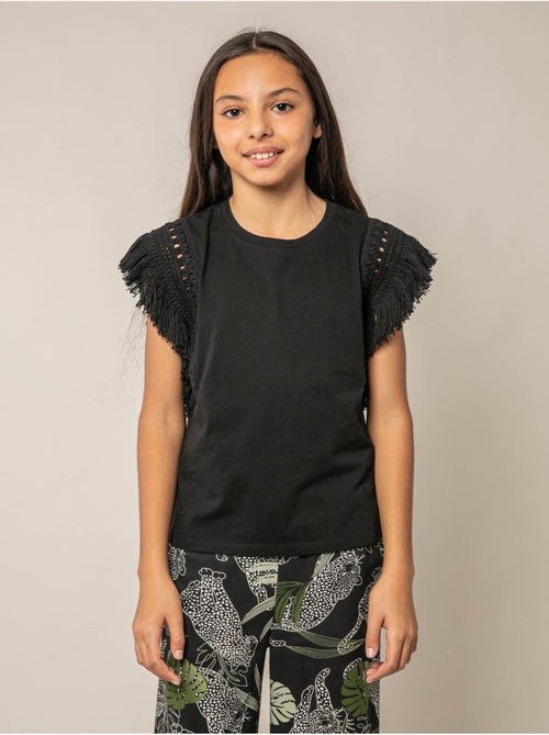 T-shirt fille en coton 'Deeluxe' - Kiabi